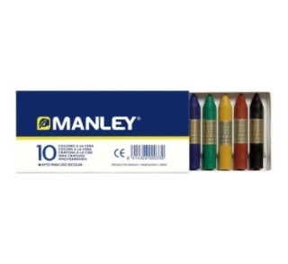 estuche 10 ceras manley stdo mnc0033