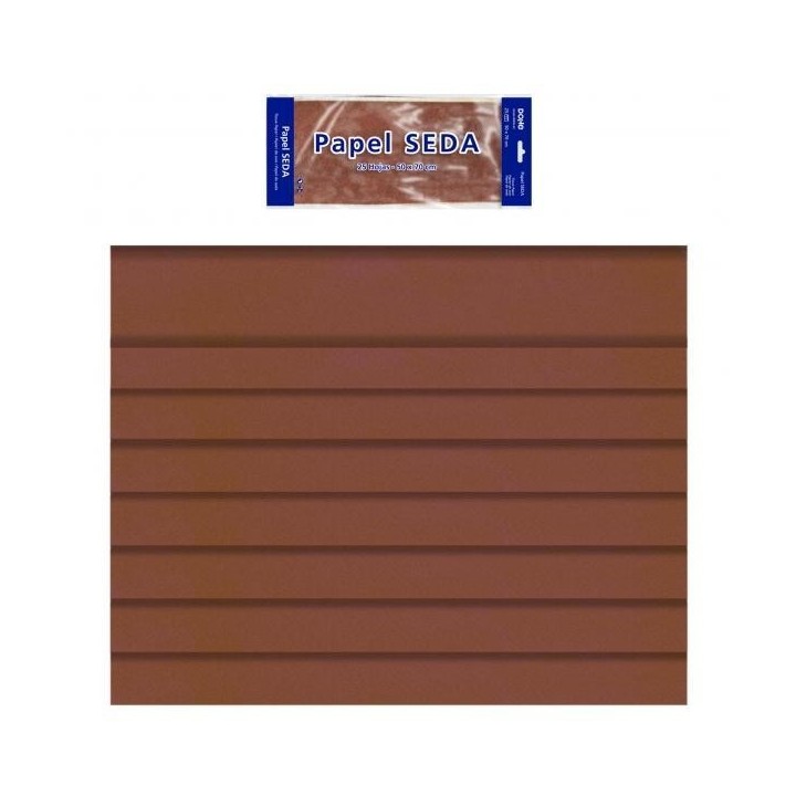 bolsa 25h papel seda dohe 50x70cm marron