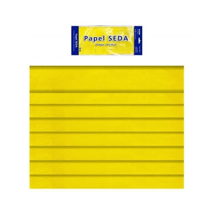 bolsa 25h papel seda dohe 50x70cm amarillo