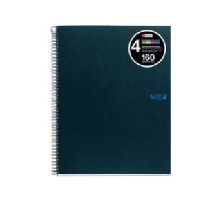 cuad. notebook 4 miquel rius grafito a5 160h 5x5