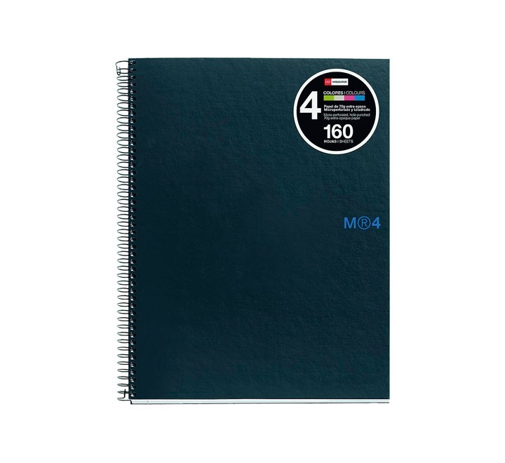 cuad. notebook 4 miquel rius grafito a5 160h 5x5
