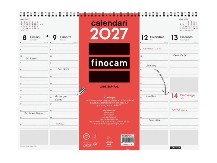 vade 27 finocam planif espiral sv/v cat