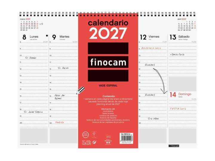 vade 27 finocam planif espiral sv/v cast