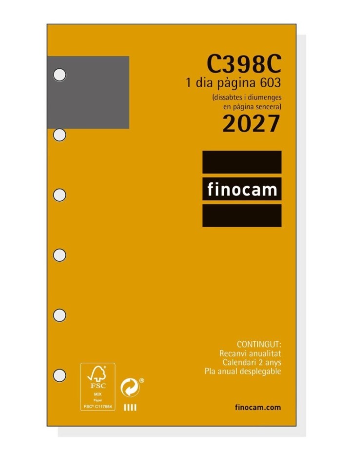 rec 27 ag finocam classic 603 c398 d/p cat