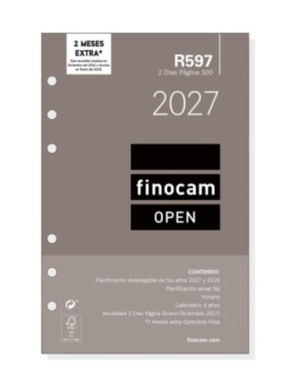 rec 27 ag finocam open 500 r597 2d/p cast