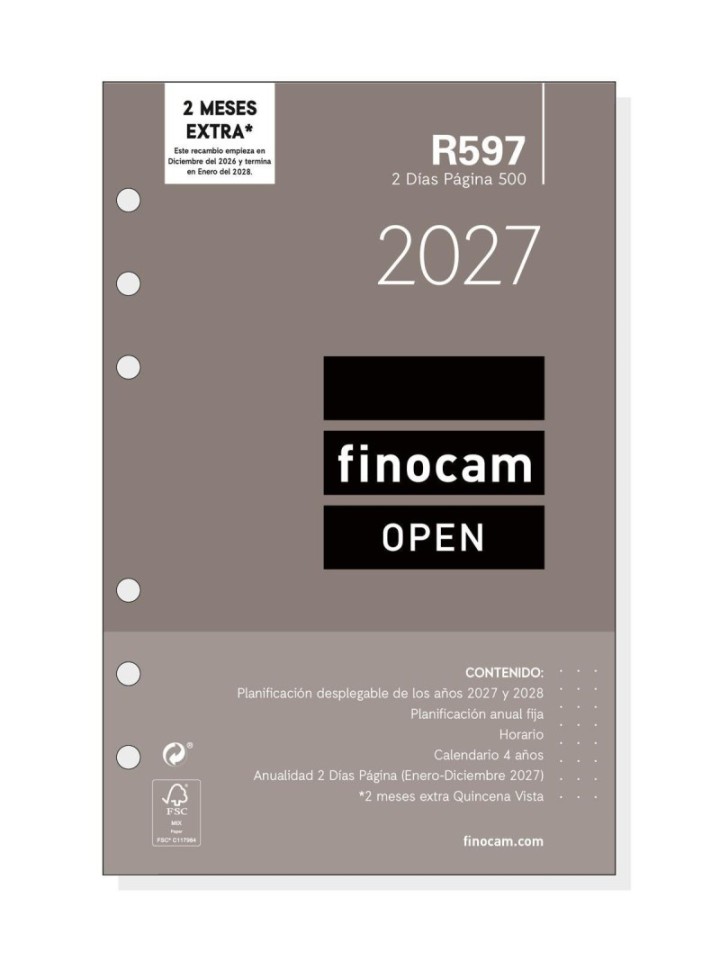 rec 27 ag finocam open 500 r597 2d/p cast