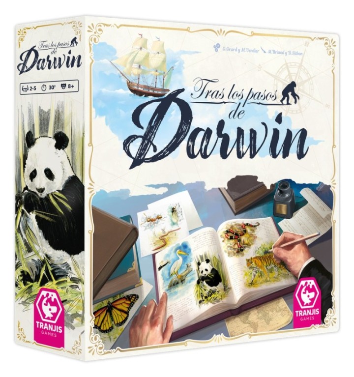tranjis games sl juego de mesa tras los pasos de darwin