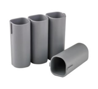 set 4 portarotuladores faibo magne. gris
