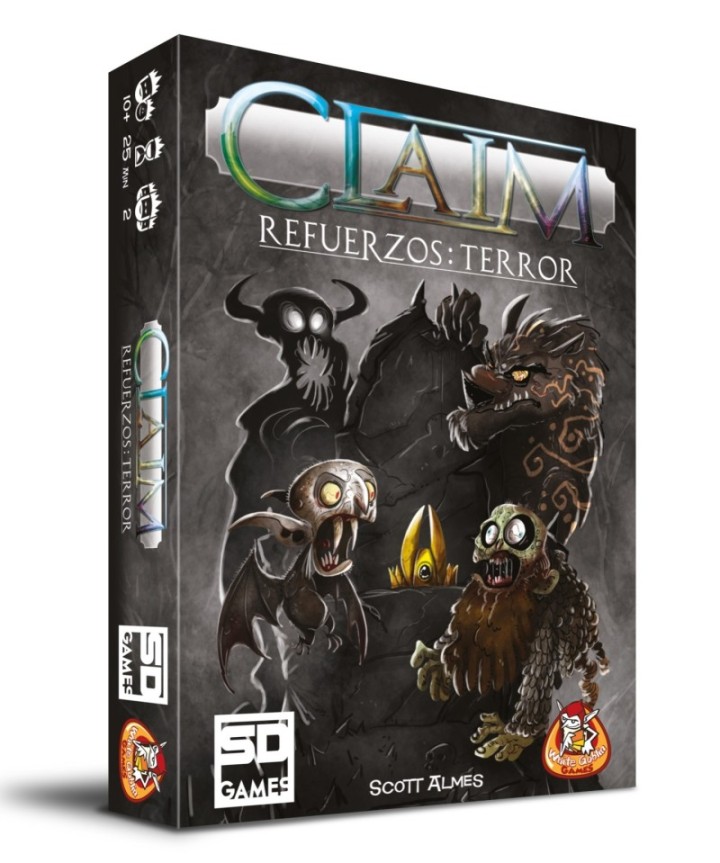sd games juego de mesa claim refuerzos  terror pegi 10