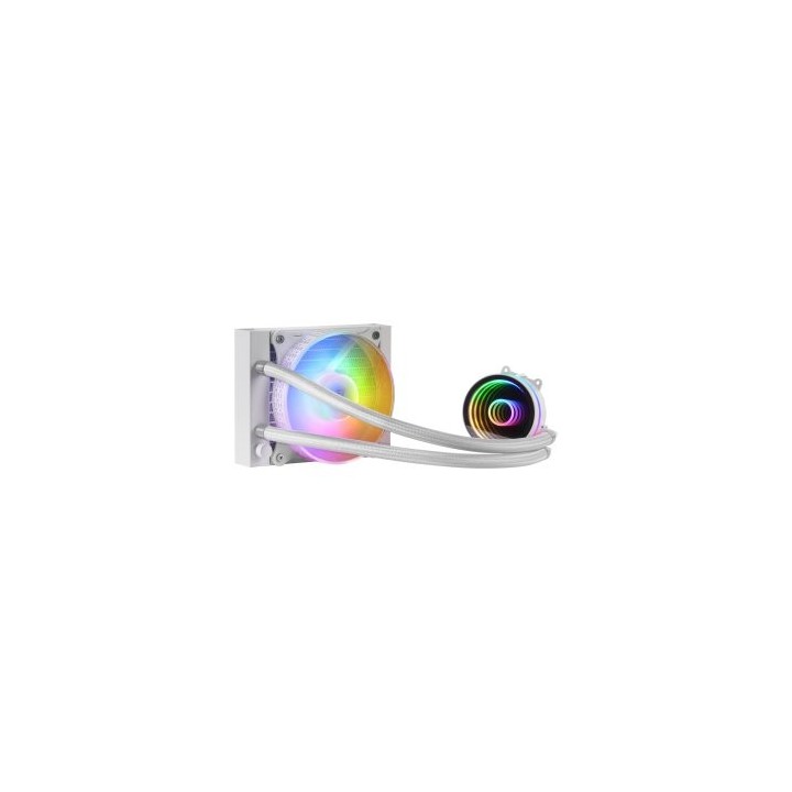 refrigeracion liquida mars gaming ml one120w 120mm 1x120mm tdp 200w frgb blanco