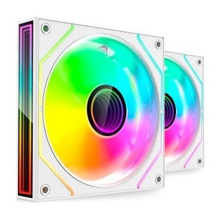 kit 2xventilador interno argb mars gaming mf3dprox2 blanco 120mm argb 360o pwm