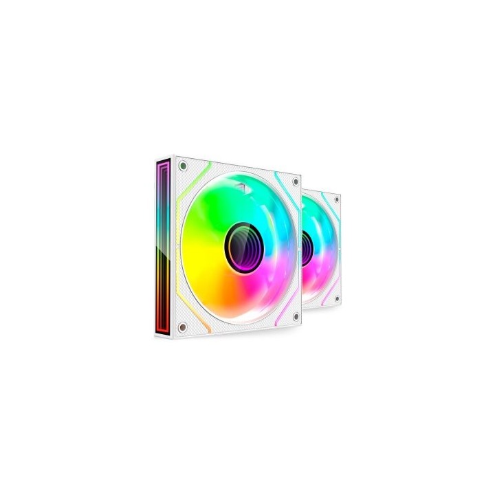 kit 2xventilador interno argb mars gaming mf3dprox2 blanco 120mm argb 360o pwm