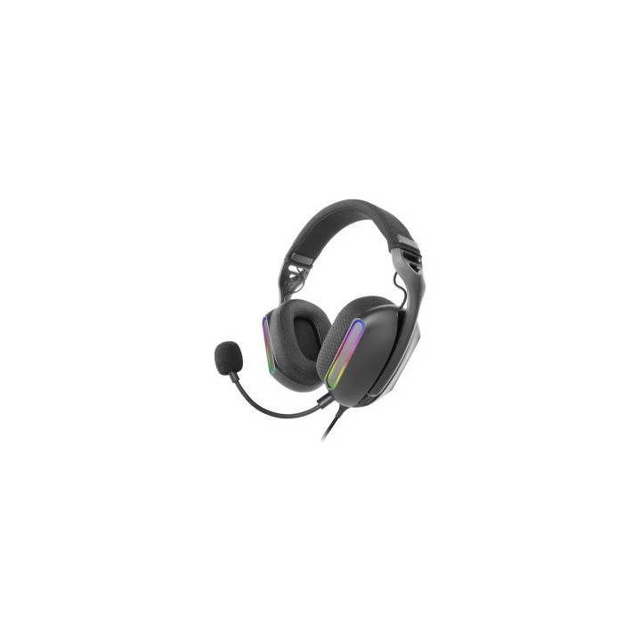 headset mars gaming mhpro argb jack 3.5mm alimentacion usb control volumen color negro