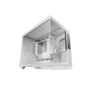 mars gaming caja ordenador mars gaming mcmirage atx cristal templado blanco