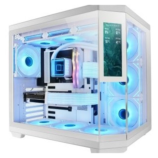 caja atx mars gaming mc3tcorelcdw 3 cristal templado pantalla lcd 2x3.5 3x2.5 gpu 4