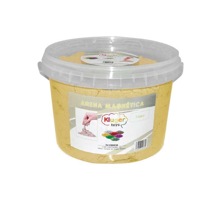 bote arena magnetica niefenver 5kg amarillo