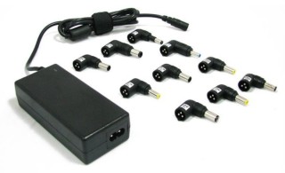 cargador para portatil automatico universal leotec 70w negro