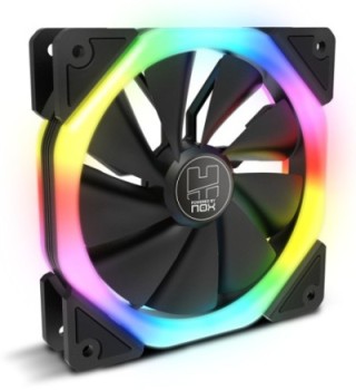 ventilador caja nox hummer s fan 1200mm dual ring argb