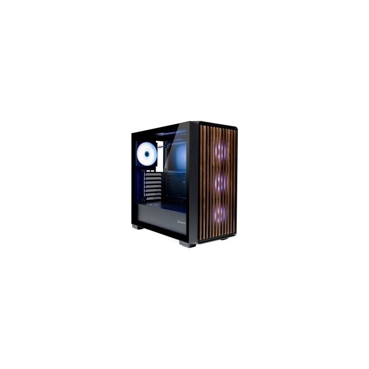 caja atx unyka revelat madeira black 2x3.5" 2x2.5" 2xusb3.0 1xusb c gpu 425mm frontal madera