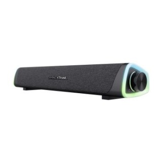 barra de sonido trust gxt axon rgb illuminated 12w cable auxiliar para audio usb para alimentacion 2