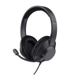 headset usb c trust ayda max color negro cable 1,8m adaptador usb c a usb a enc