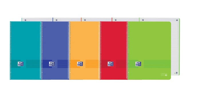 cuad oxford ebook 1 a4 hztal 80h live&go vivos pack: 5 unidades
