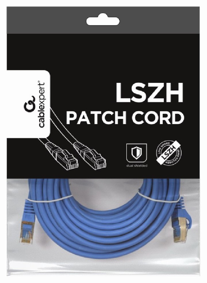 cable red s ftp gembird cat 6a lszh azul 10 m