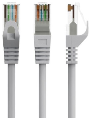 cable red gembird utp cat6 0,50m cobre gris