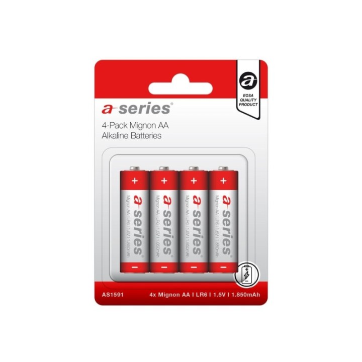 pack 4 pilas a series alcalina aa lr6 as1591