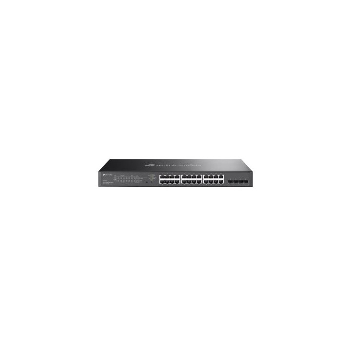 switch semigestionable poe+ tp link sg2428lp 28p de los cuales 16p giga poe+ 8p giga + 4p slot giga