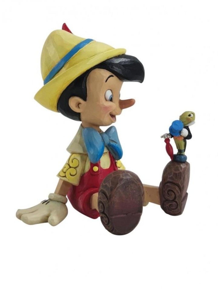 enesco figura enesco disney pinocchio sentado & pepito grillo