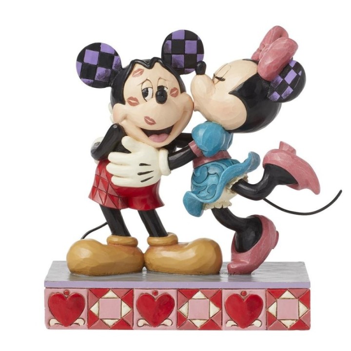 enesco figura enesco disney mickey & minnie love