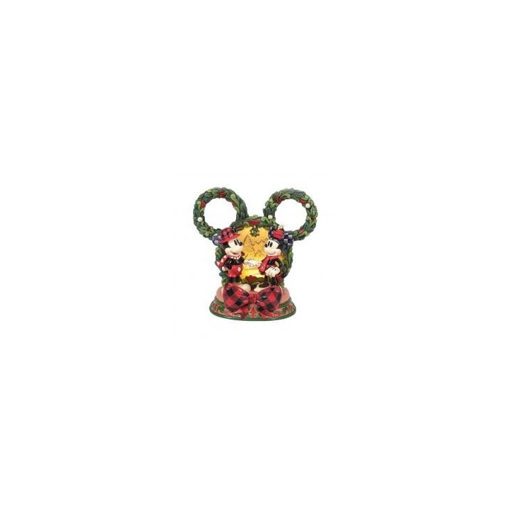 enesco figura diorama enesco disney mickey y minnie