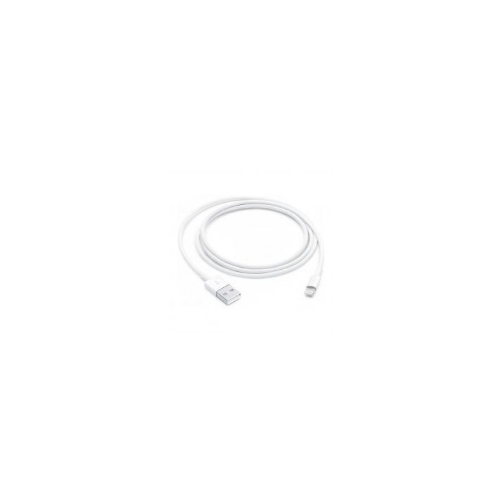 apple cable lightning a usb tipo a apple 1m    macho   macho    blanco