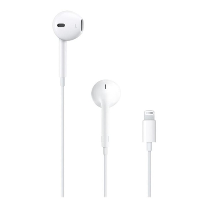 apple auriculares apple earpods lightning blanco