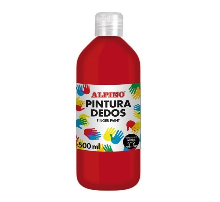 botella pint. dedos alpino 500ml rojo