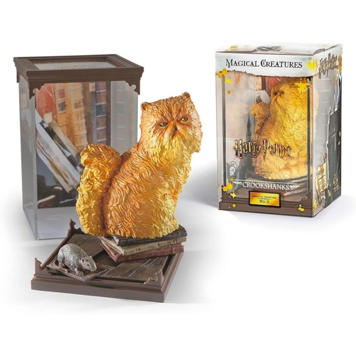 the noble collection figura the noble collection harry potter criaturas magicas n? 11 crookshanks