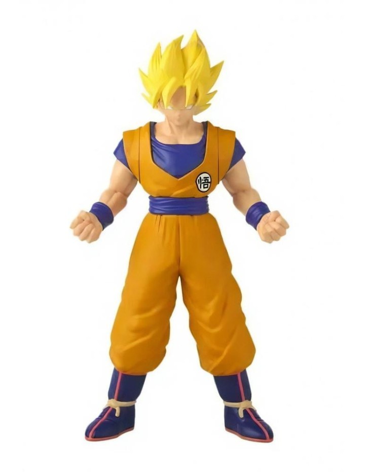 bandai rojo mega figura supersaiyan goku
