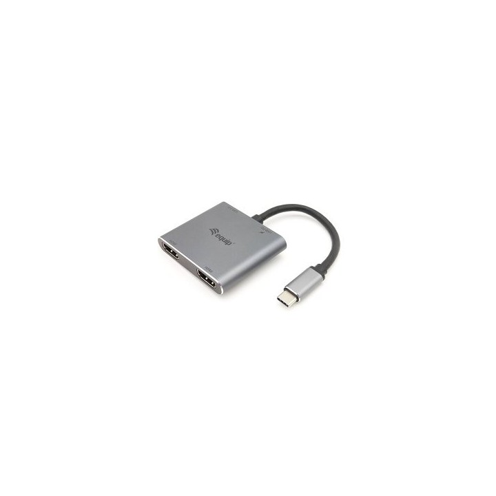 docking usb c equip 133484 a 2xhdmi 4k 1xusb c pd 100w 1xusb a 3.0