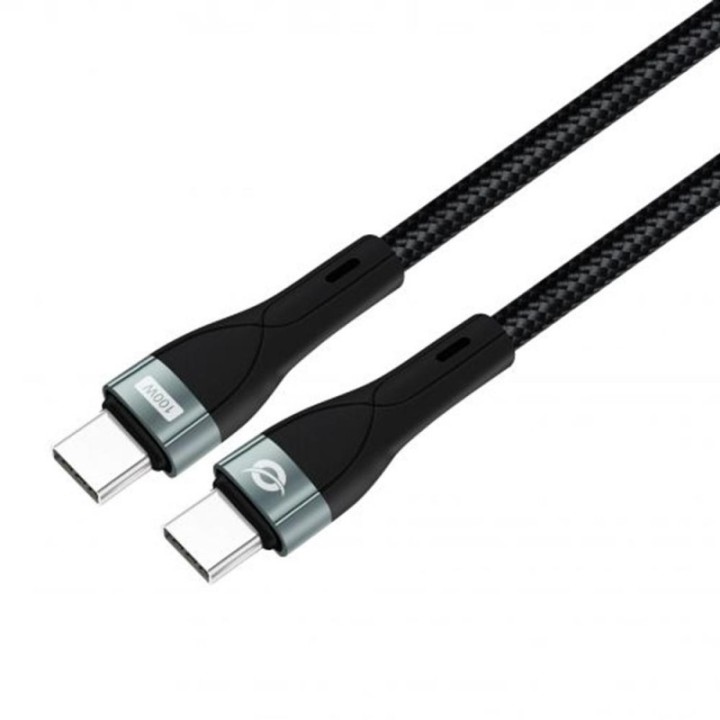 conceptronic cable usb   c conceptronic  macho    macho 2m pd 3.0 100w 20v 5a 480mbps e   mark