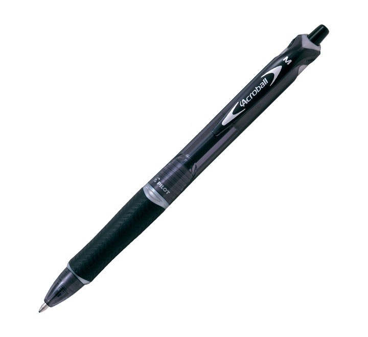 boligrafo pilot acroball negro medio bab 15m b bg