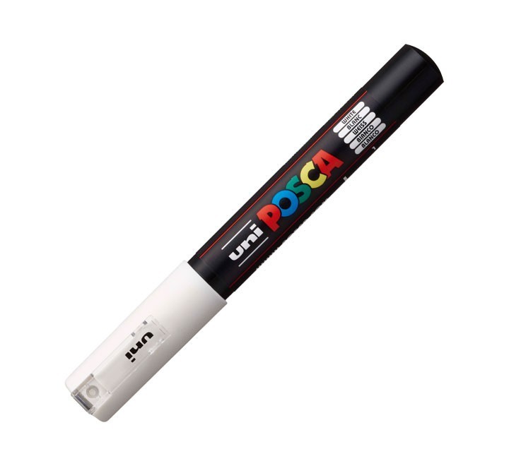rotulador uni ball posca pc1m 0.7 blanco