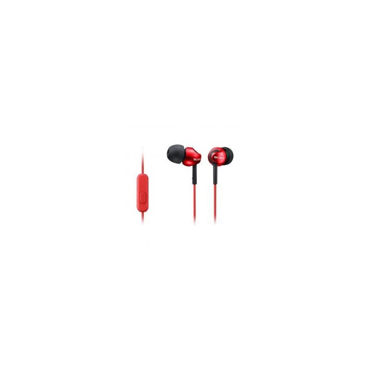 sony auriculares sony mdr   ex110ap rojo