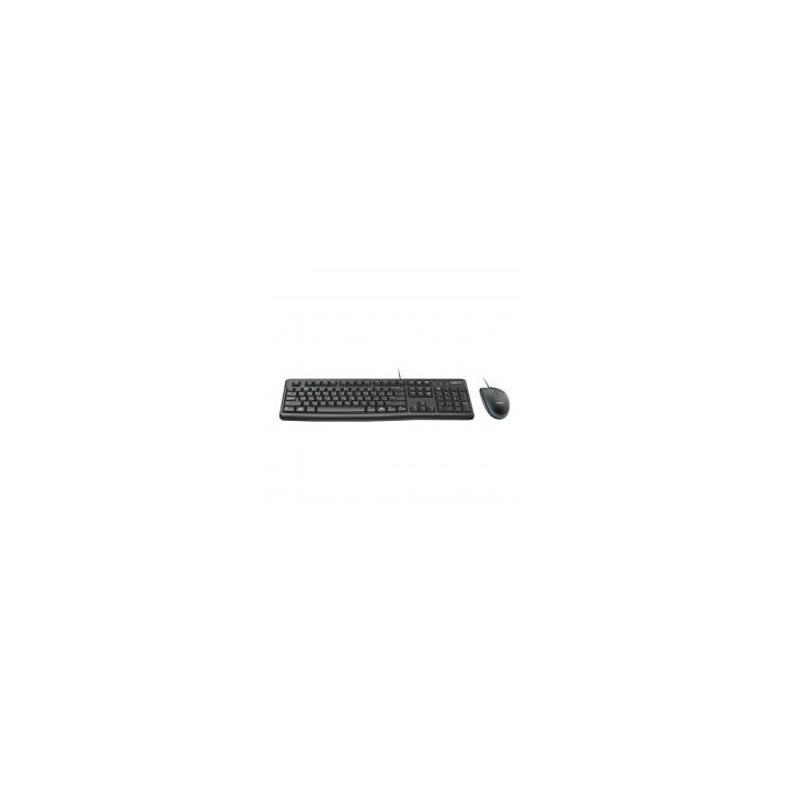 logitech teclado + mouse logitech mk120 optico usb 2.0 negro ingles uk