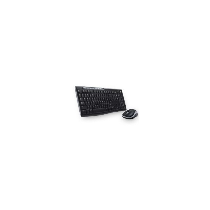 logitech teclado + mouse logitech mk270 wireless inalambrico ingles
