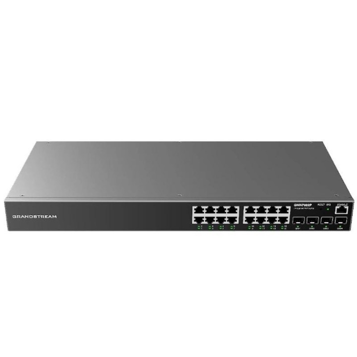 grandstream gwn7802p switch 16xgbe poe 4xsfp 240w