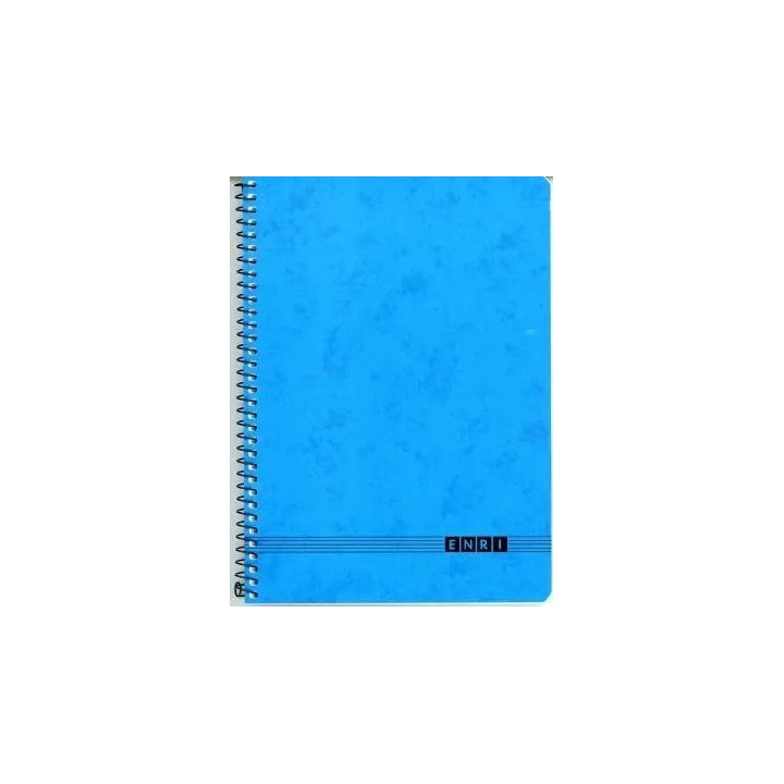 cuaderno enri a5 80h 4x4 azul oficina