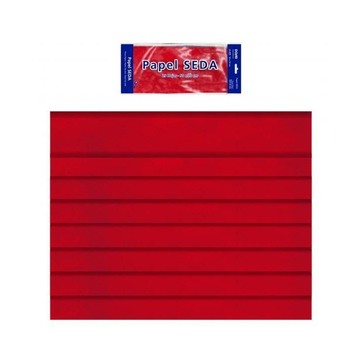 bolsa 25h papel seda dohe 50x70cm rojo