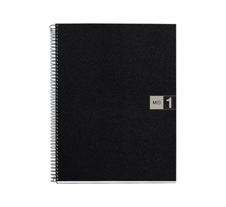 cuad. miquel rius notebook 1 a5 80h gris