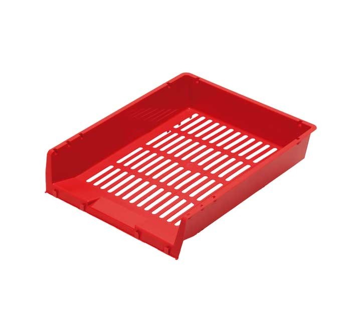 bandeja apila. faibo rejilla 340x275x65mm rojo